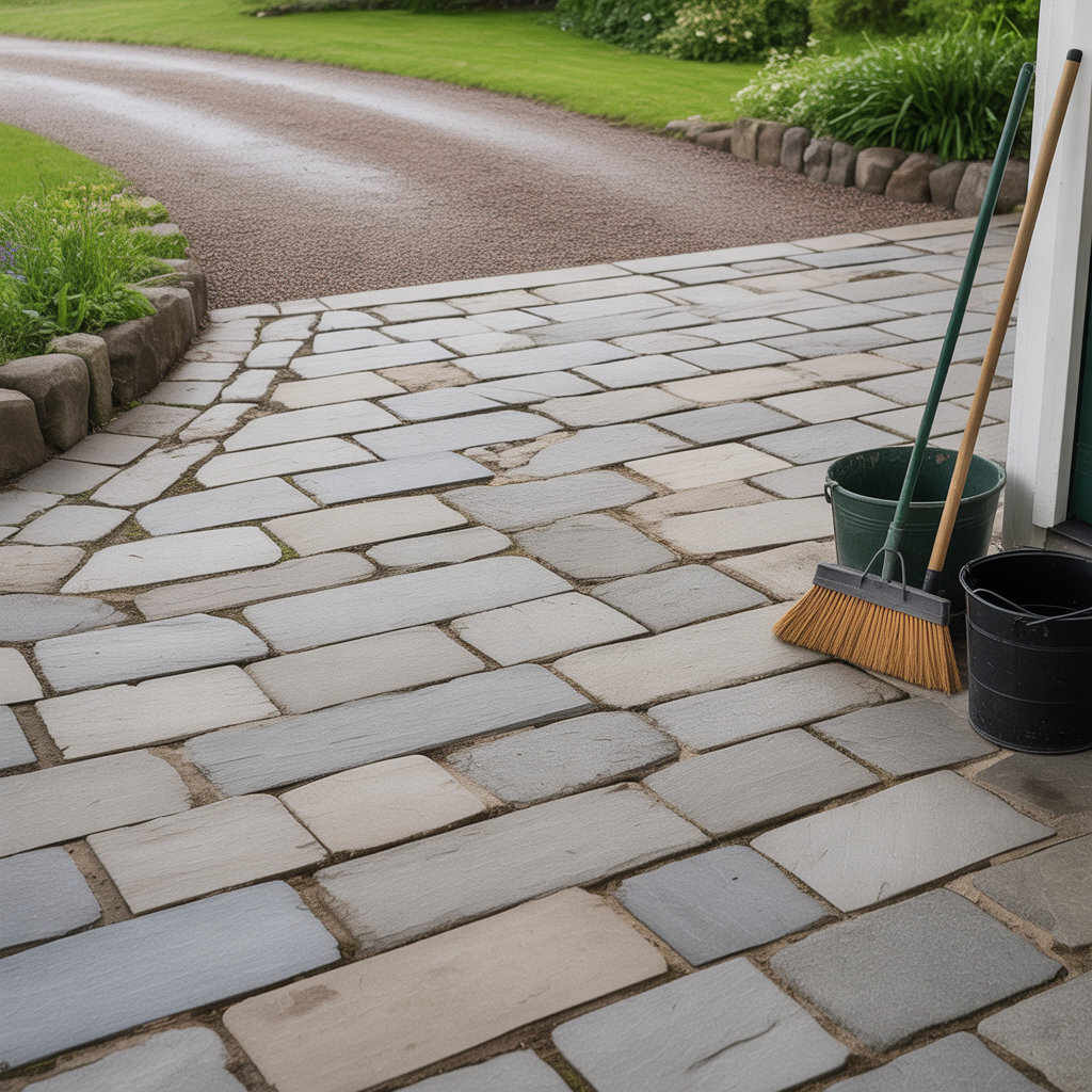 1.Sa underhaller du en stensatt uppfart