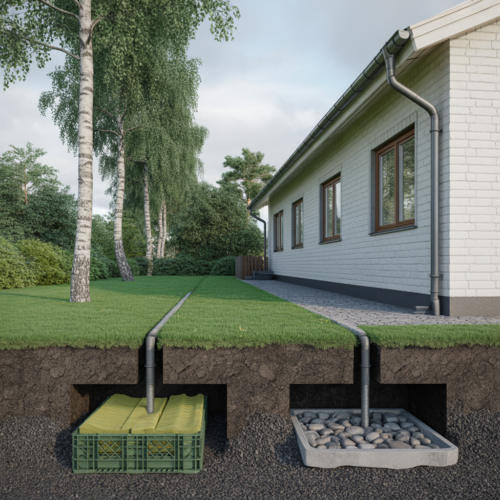 dagvattenkassett eller stenkista jamforelse och kostnad