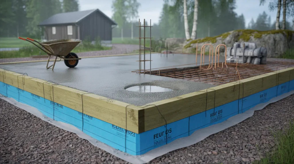 gjuta betongplatta f r villa kostnad r tt isolering och vanliga misstag
