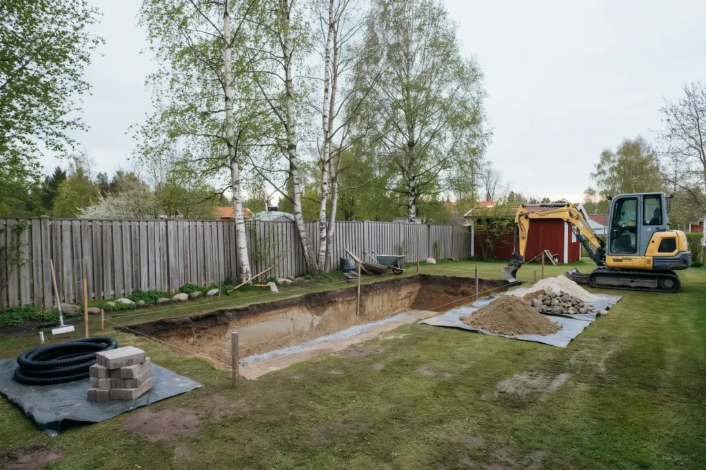 schakta f r pool i villatr dg rden r tt f rarbete masshantering och vanliga fallgropar
