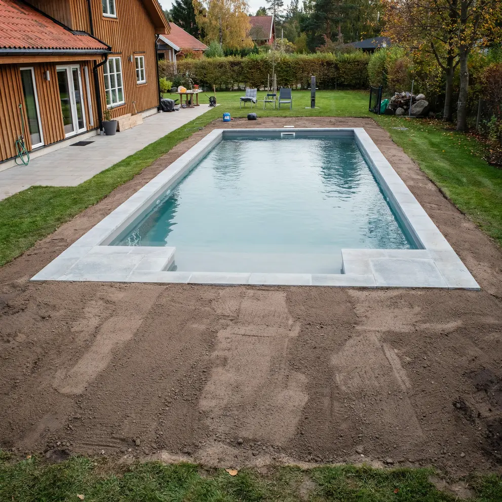 bygga pool saltsjobaden nacka stockholm