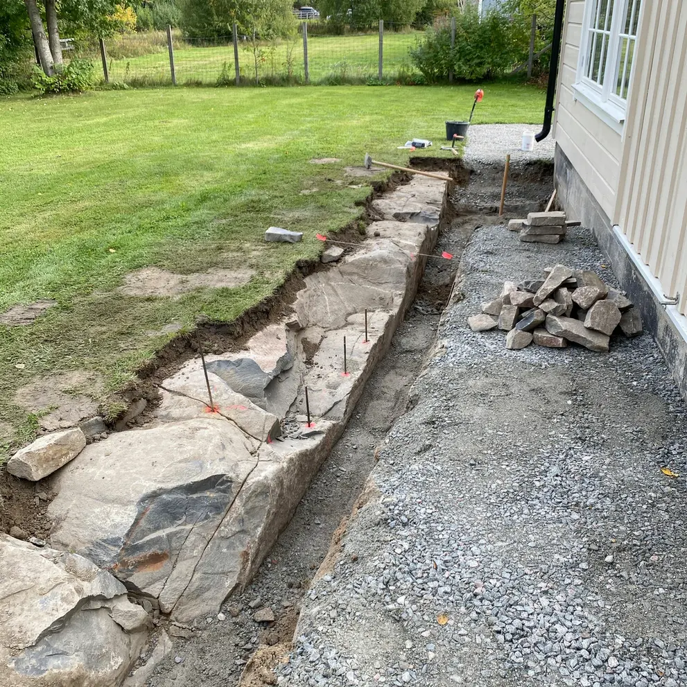 stensprackning bergsprangning saltsjobaden nacka stockholm